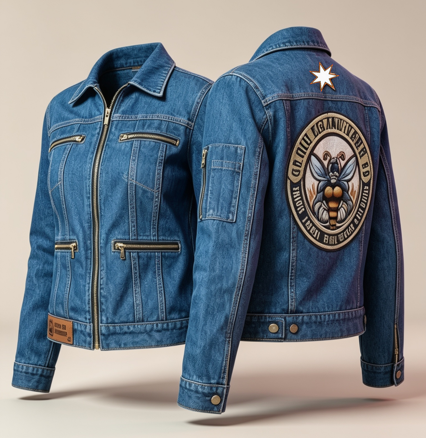 Womans Blue Denim Jackect